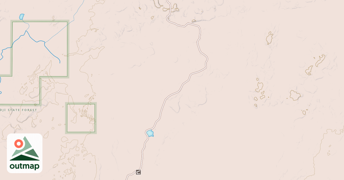 Map of Matthew Lourey State Trail