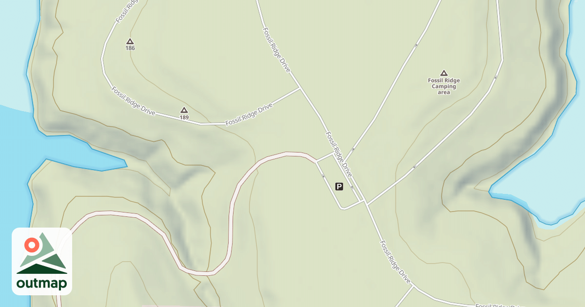Map of Main Ohv Trail Access
