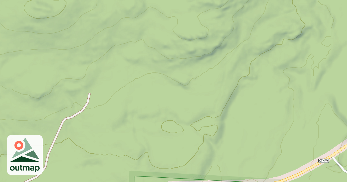 Map of COUNTY W SPUR ROAD