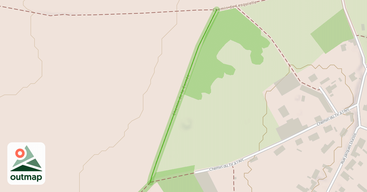 Map of Chemin de la Cornée