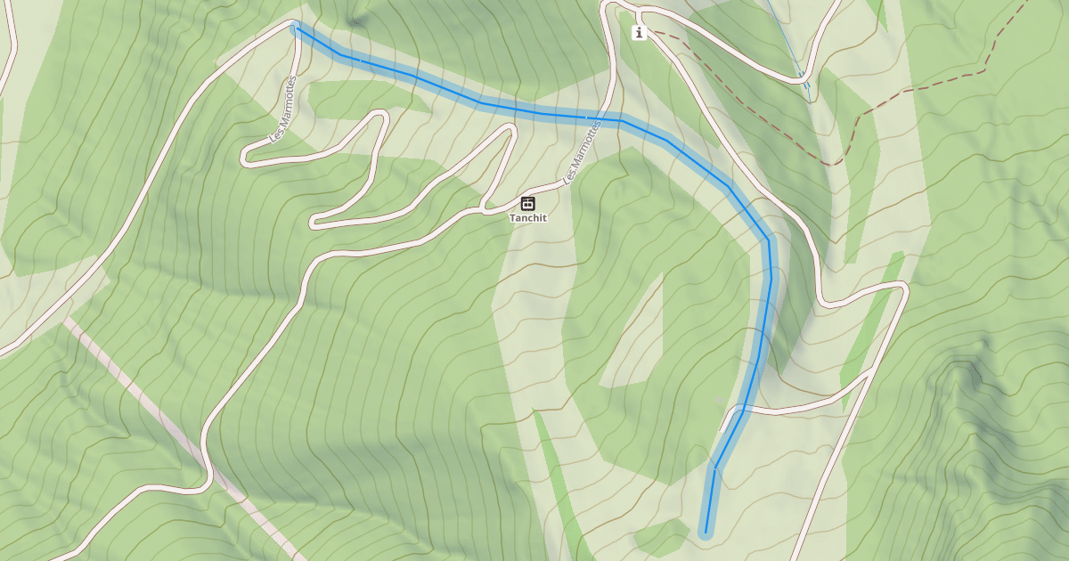 Map preview of Les Prés Jaunes