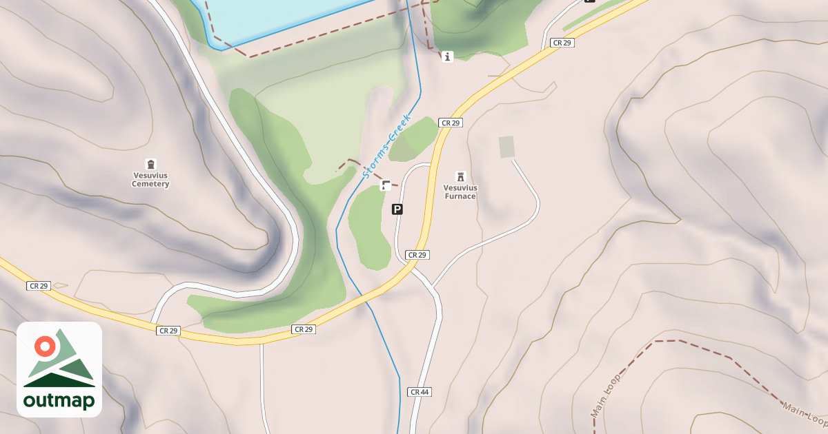 Map of IR VESUVIUS CK PICNIC RD