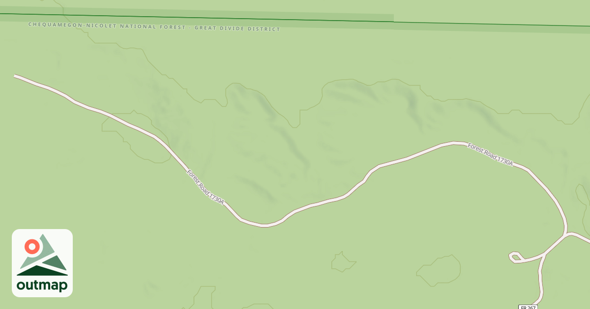 Map of FR 1730A