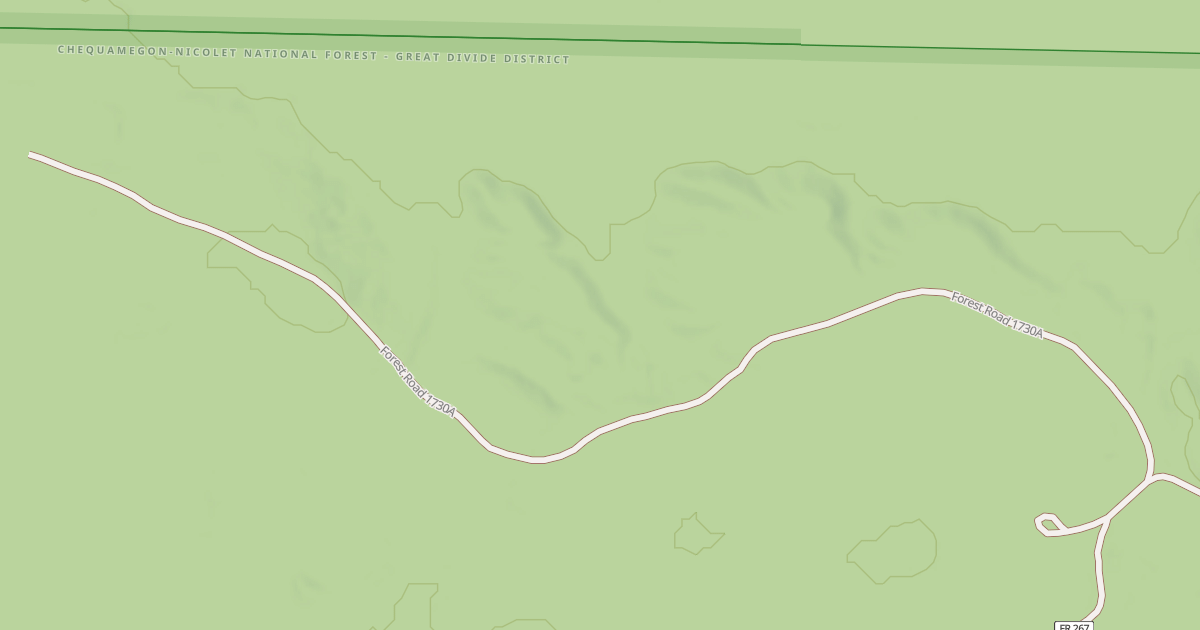 Map preview of FR 1730A