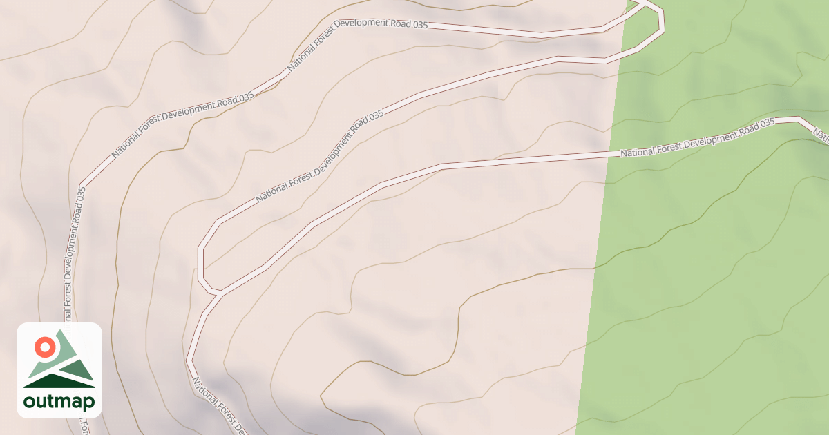 Map of USFS Motor Vehicle Use Map Roads {4F095B2C-8A42-417A-A54A-CFEA501EC927}