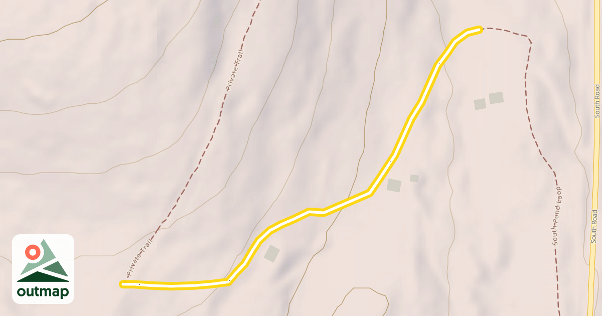 Map of South Pond Loop