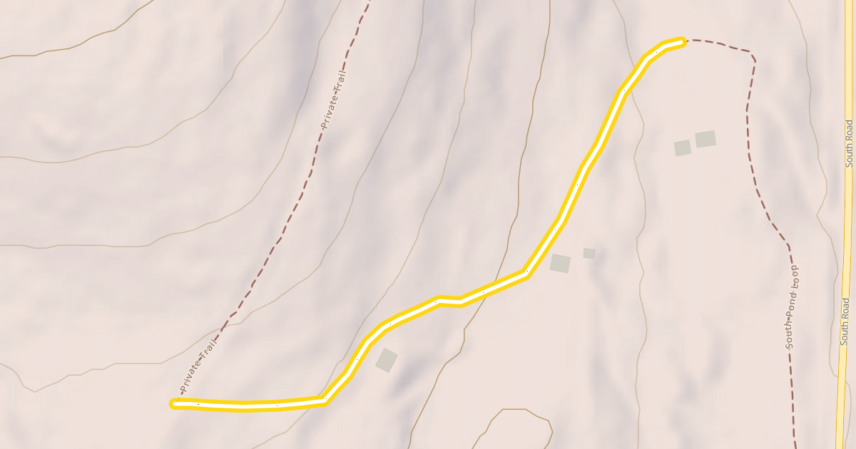 Map preview of South Pond Loop