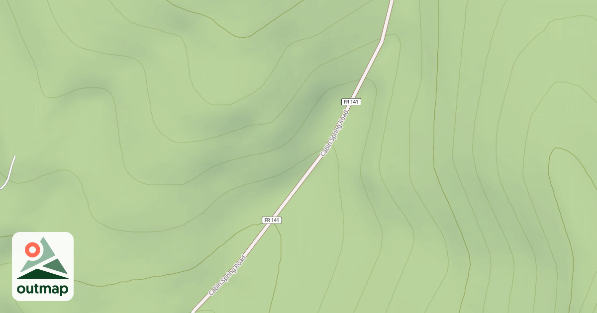 Map of CABIN SPRING