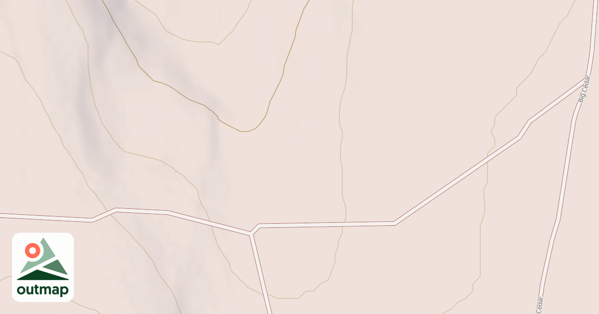 Map of HORSE HOLLOW CUTOFF