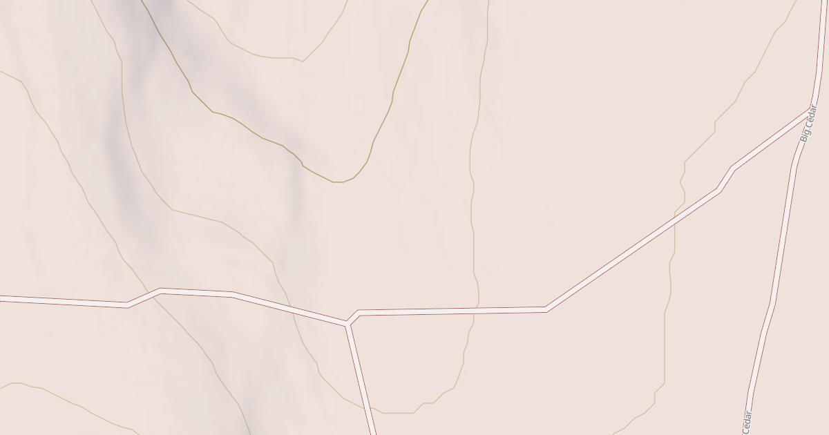 Map preview of HORSE HOLLOW CUTOFF