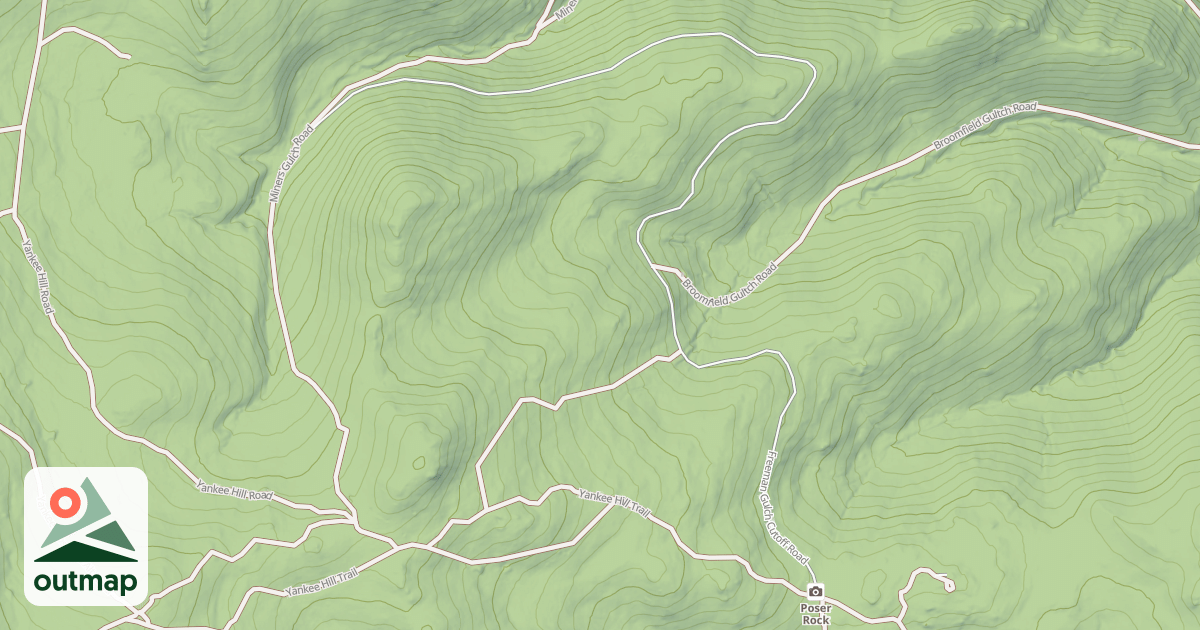 Map of FREEMAN GULCH CUTOFF