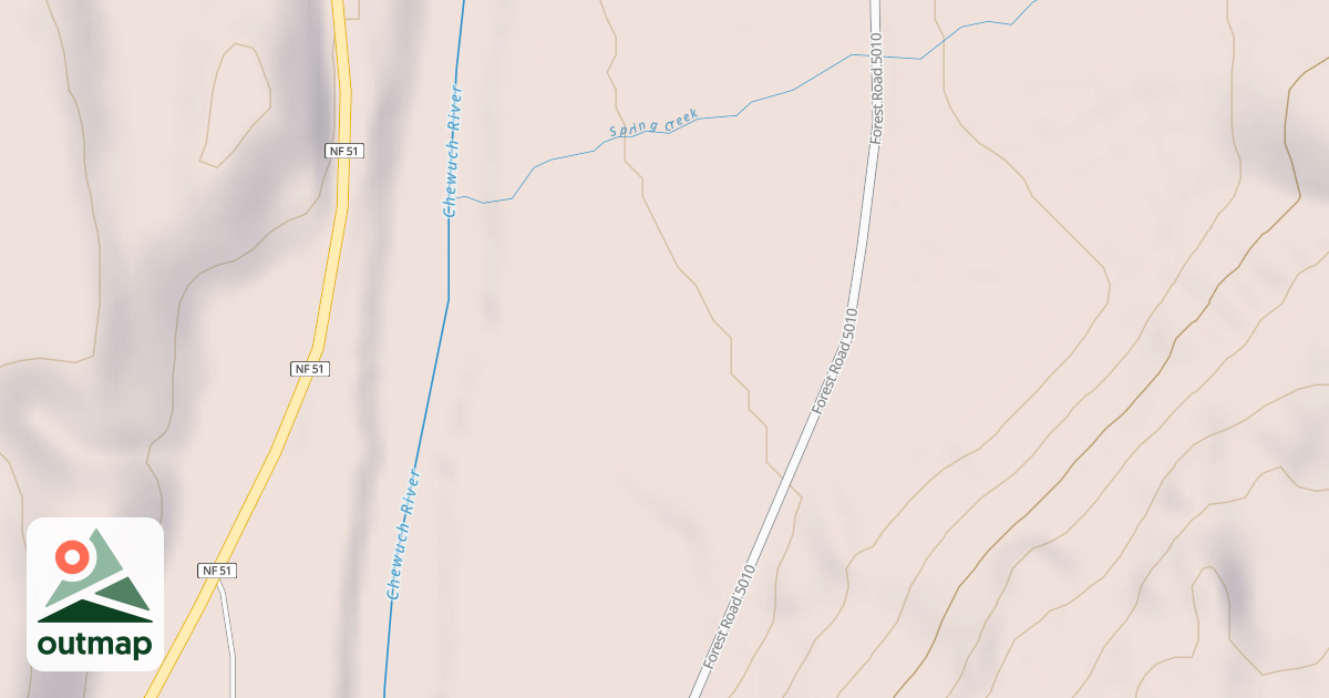 Map of DISP RECREATION SITE