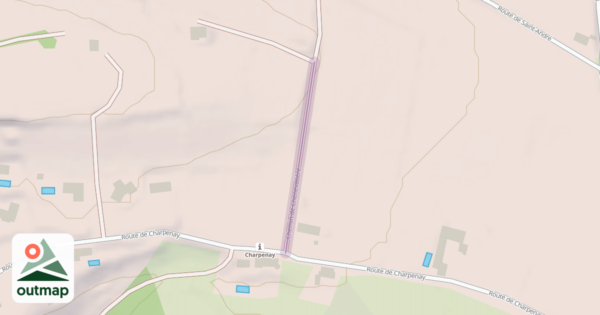 Map of Chemin de Chenevatière