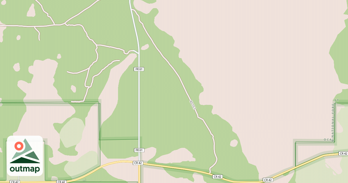 Map of USFS National Forest System Roads {58684418-6DA2-4D24-902E-F9FF7AD9C13D}