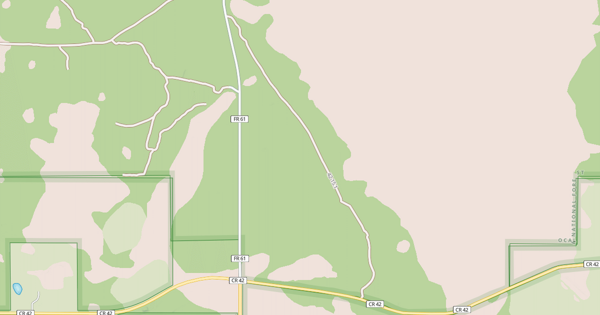 Map preview of USFS National Forest System Roads {58684418-6DA2-4D24-902E-F9FF7AD9C13D}