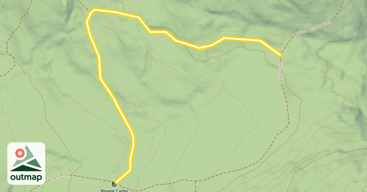 Map of Birch Loop
