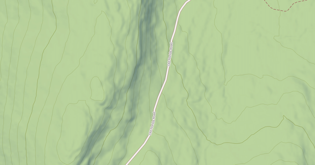 Map preview of Old Florida Road