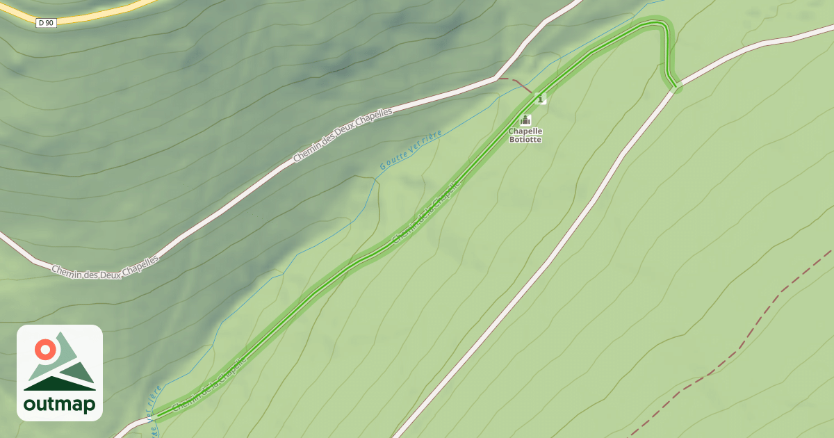 Map of Chemin de la Chapelle