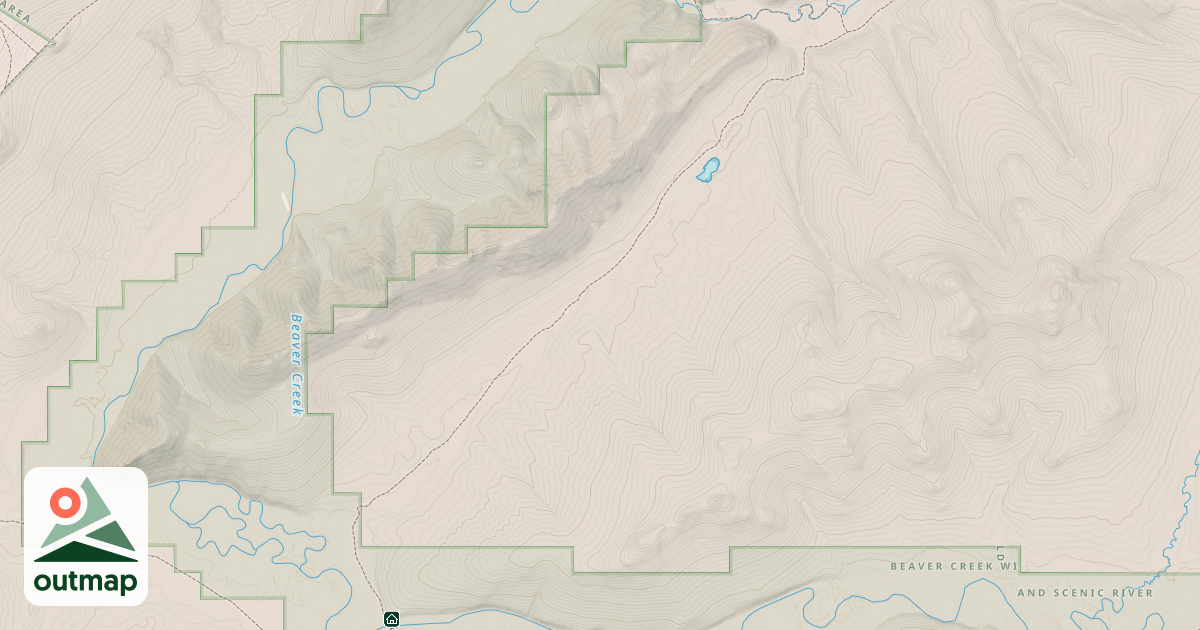 Map of Fossil Creek Trail