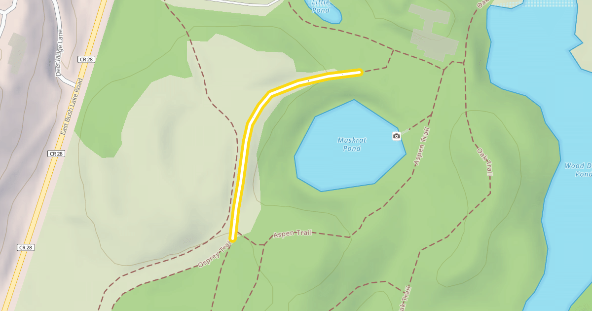 Map preview of Muscrat Trail