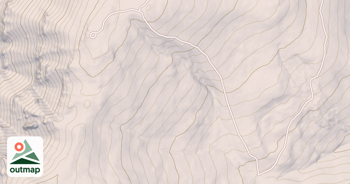 Map of BALD RIDGE SPUR