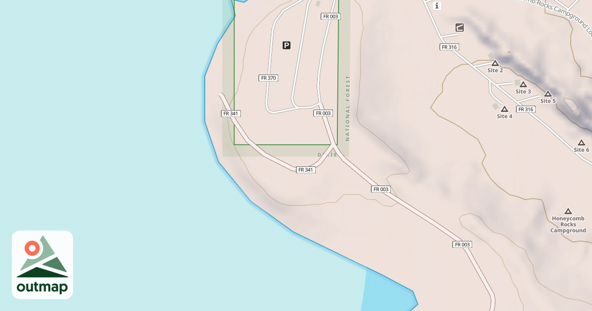 Map of ENTERPRISE BOAT RAMP