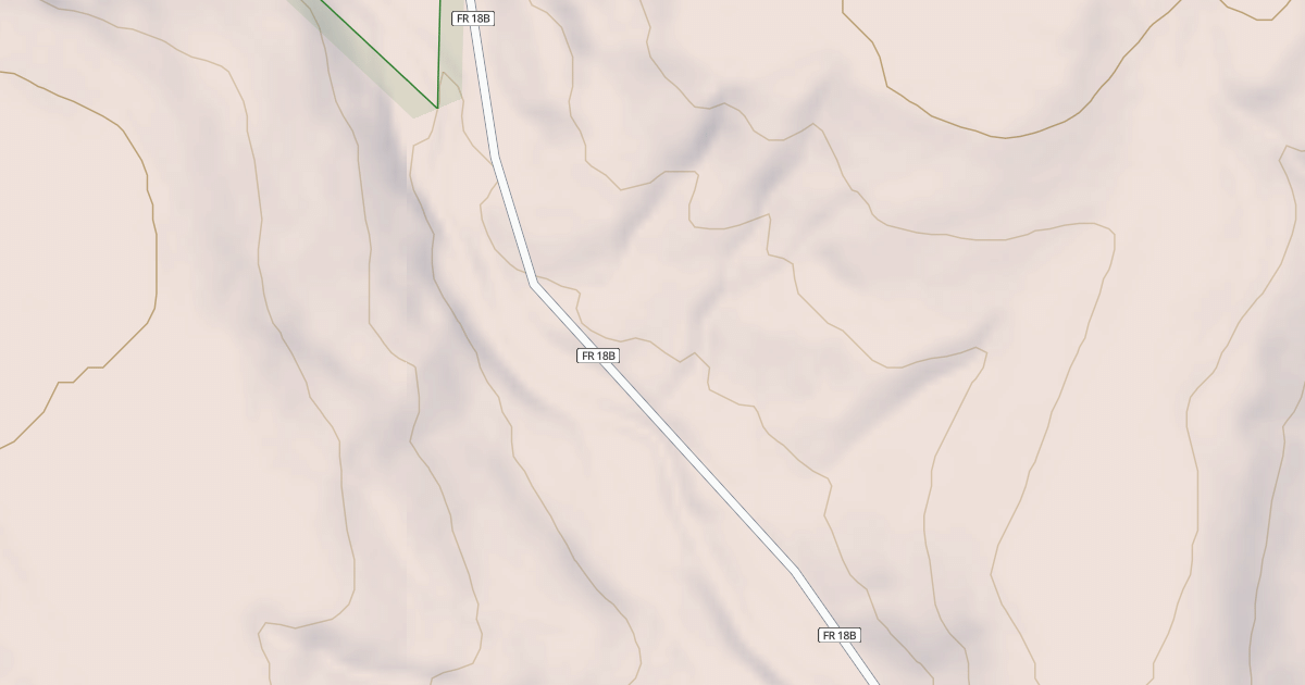 Map preview of USFS National Forest System Roads {0E61286E-2916-4EEC-B94F-DDD8CAC23F83}