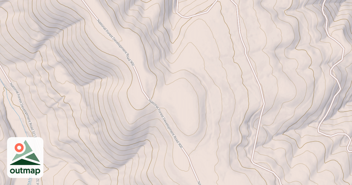 Map of USFS Motor Vehicle Use Map Trails 17900