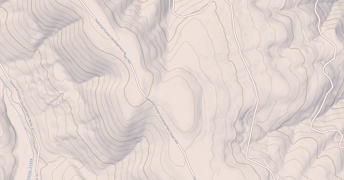 Map preview of USFS Motor Vehicle Use Map Trails 17900