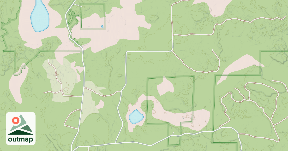 Map of MORGAN LAKE SPUR ROAD
