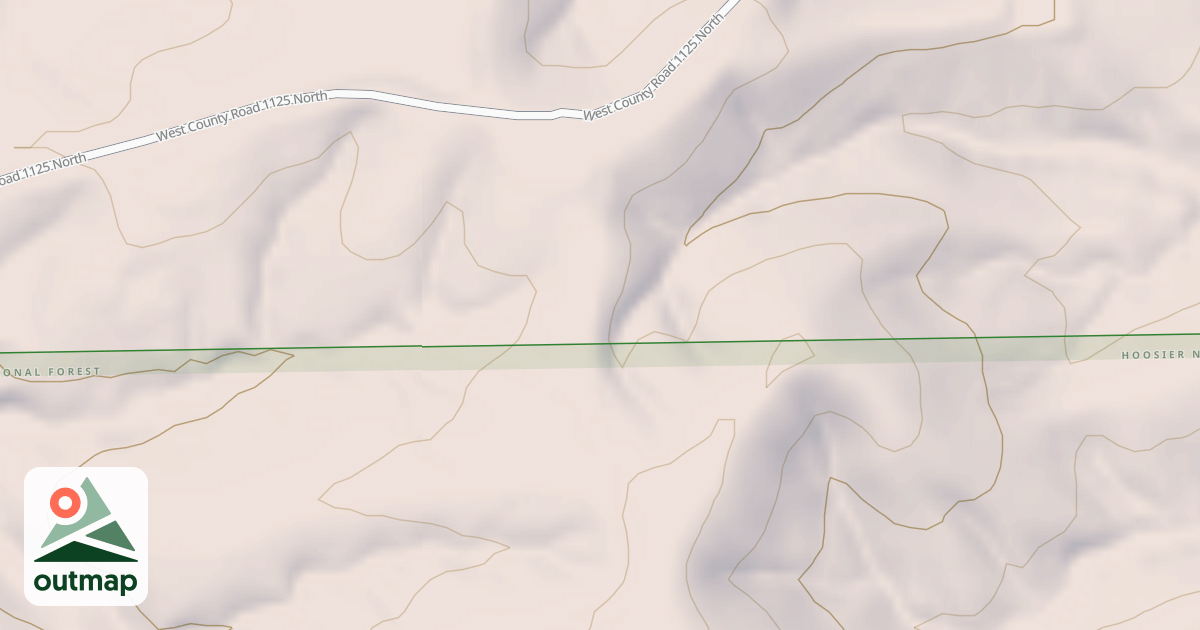 Map of BUCK CREEK ROAD
