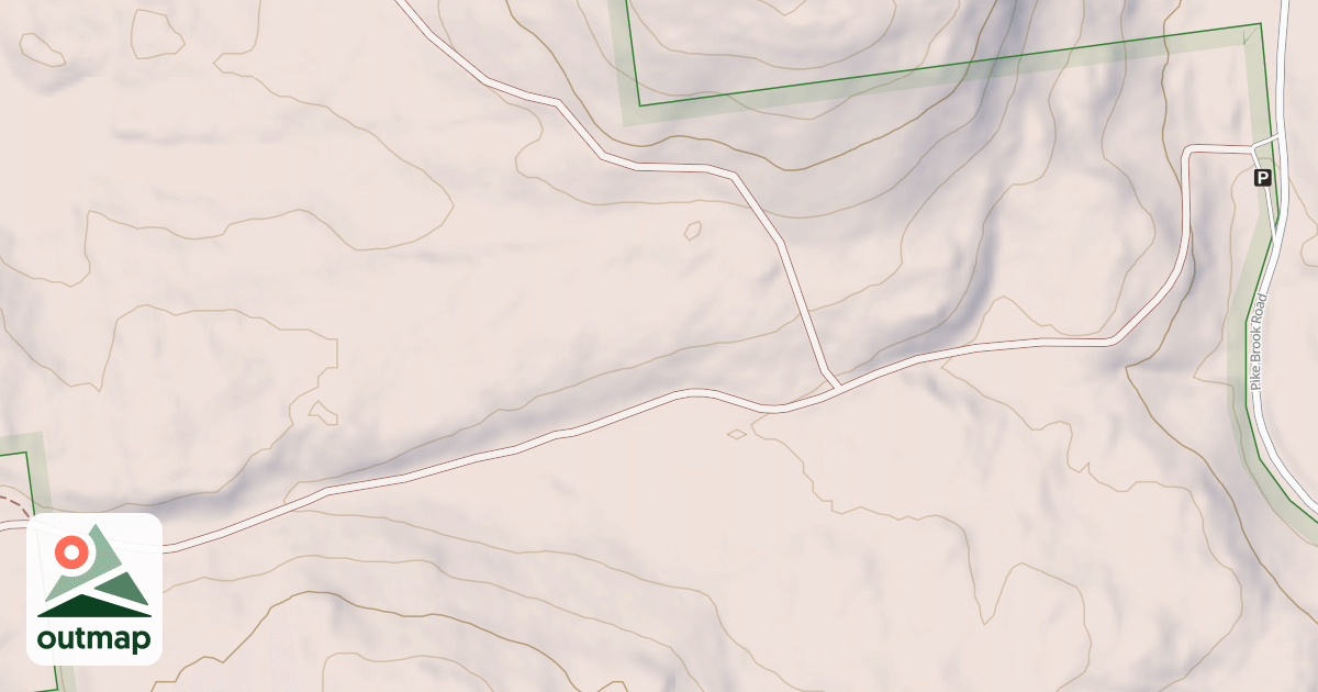 Map of Black Mountain Summit Trail Section 1