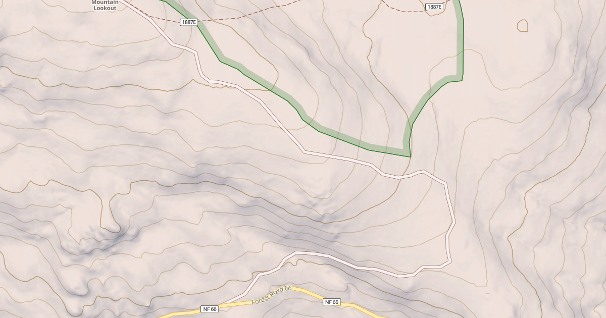 Map preview of RUSSEL MTN. L.O./SUGARLOAF TH