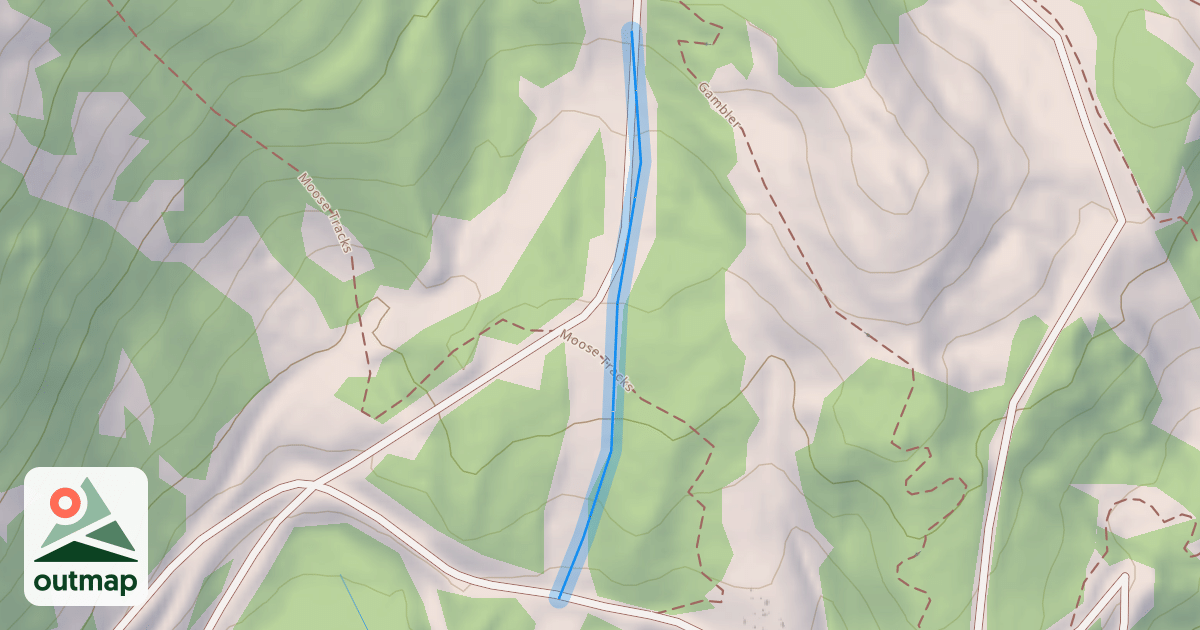 Map of Old Cow Flats