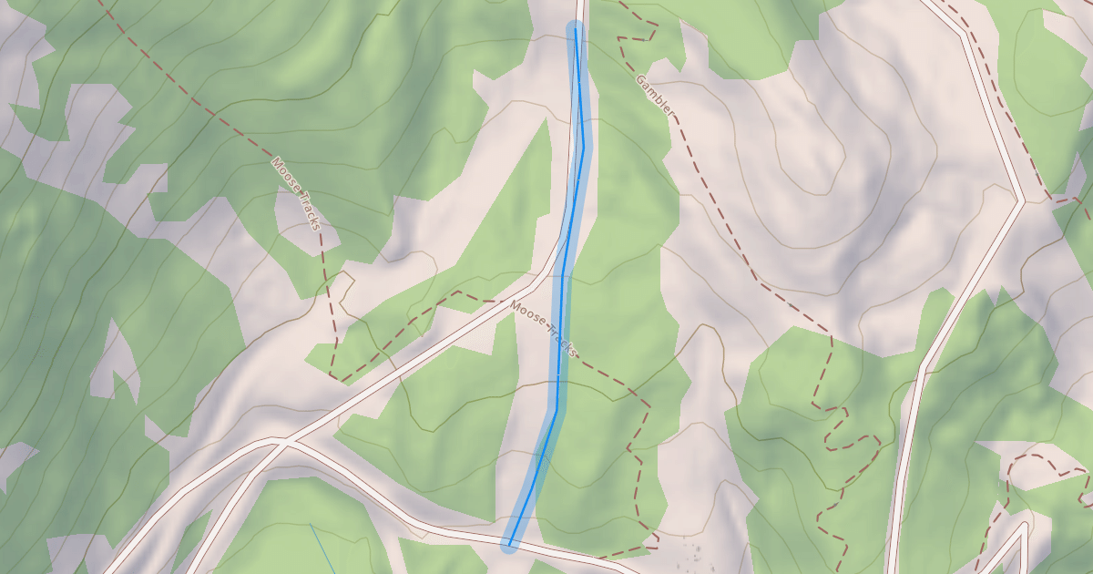 Map preview of Old Cow Flats