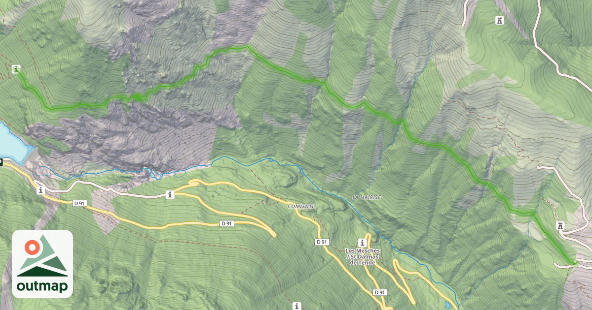 Map of Chemin de Valaire