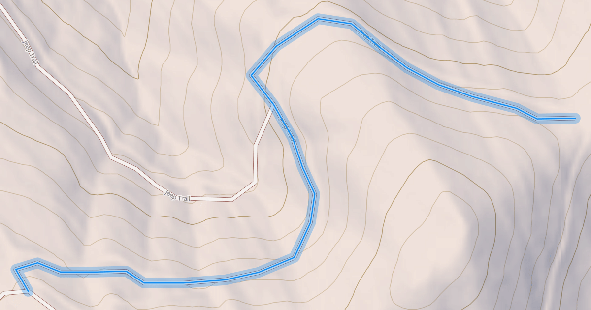 Map preview of Jeep Trail