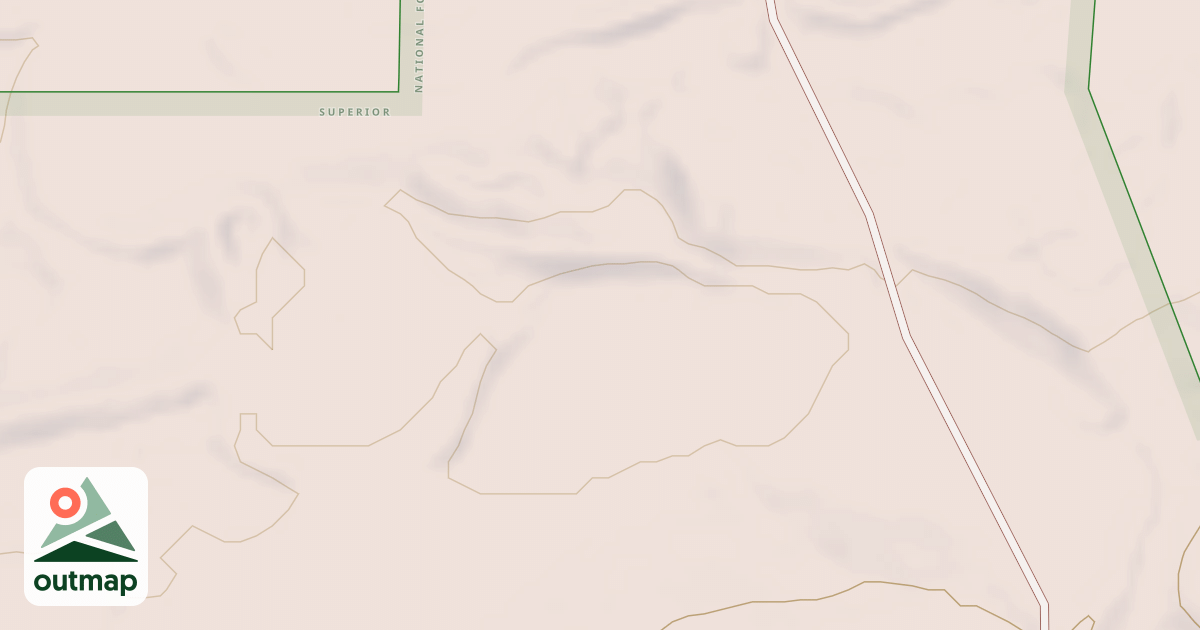 Map of ARROWHEAD CREEK SPUR CB