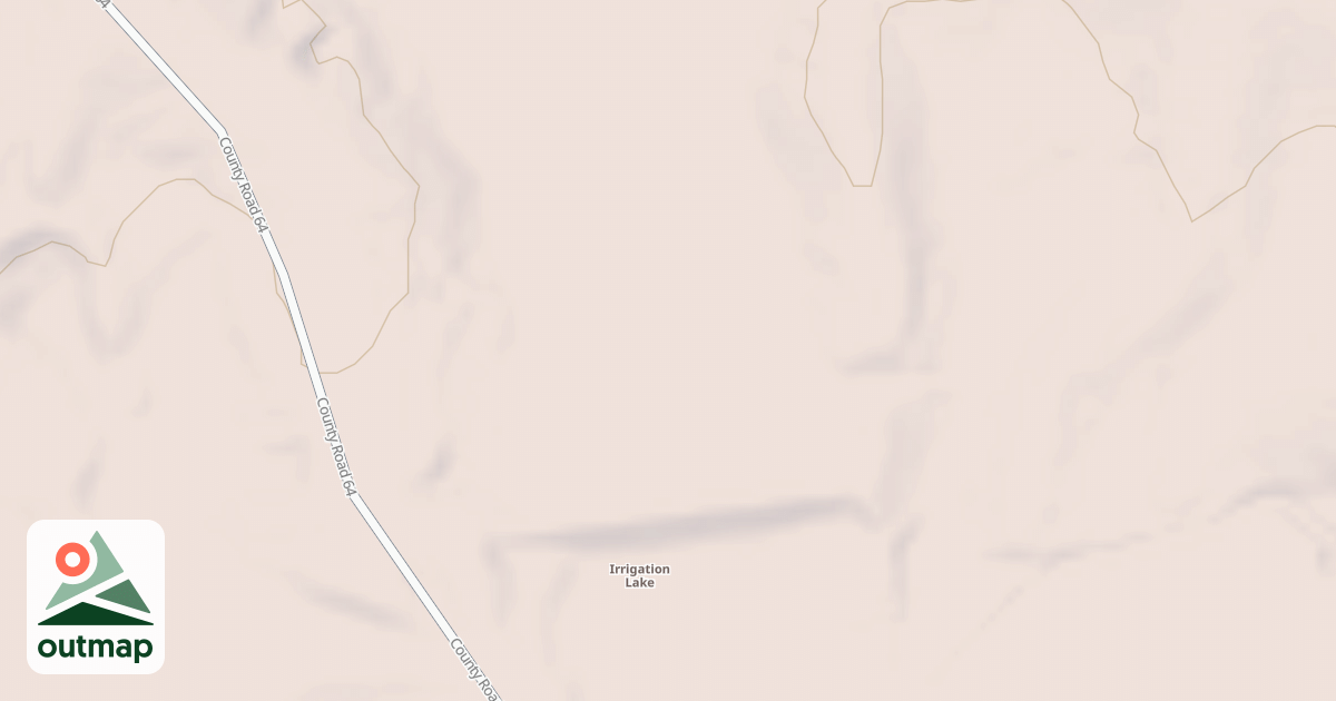 Map of IRRAGATION LAKE ROAD