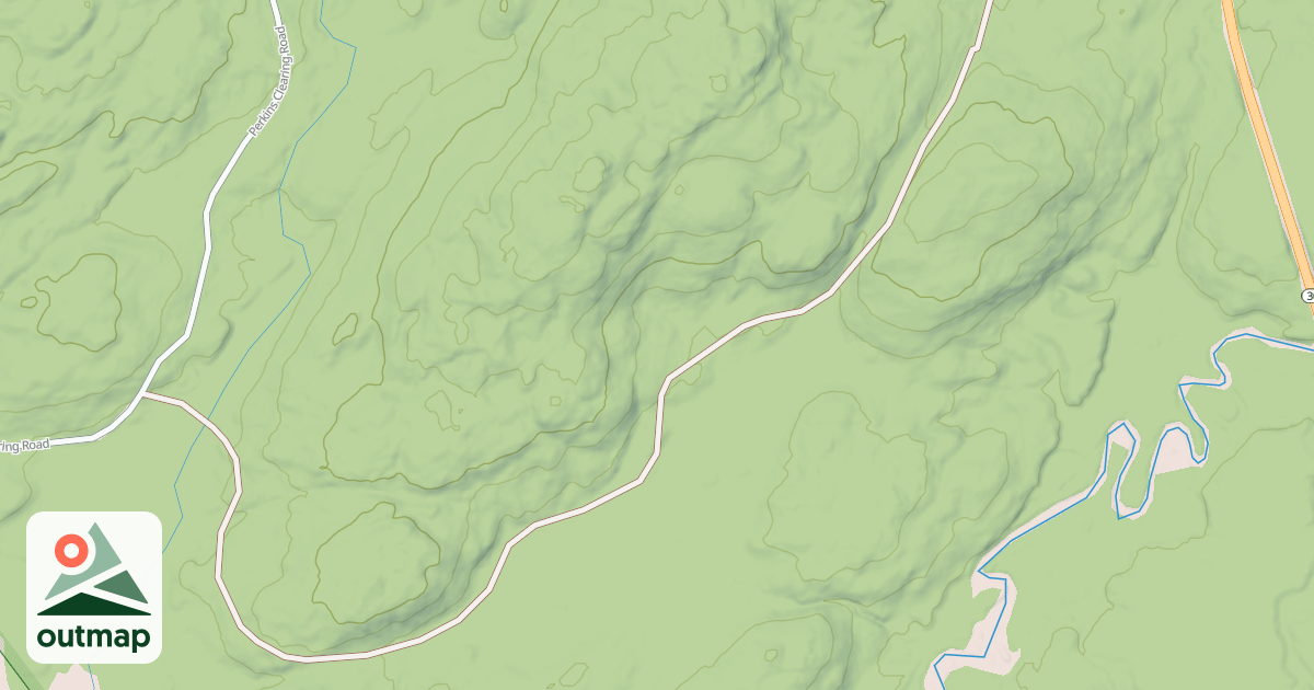 Map of Old Telephone Line Trail