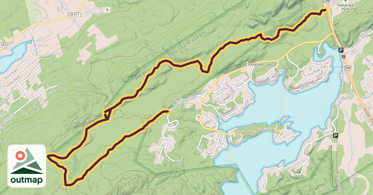 Map of Waving Willie Trail