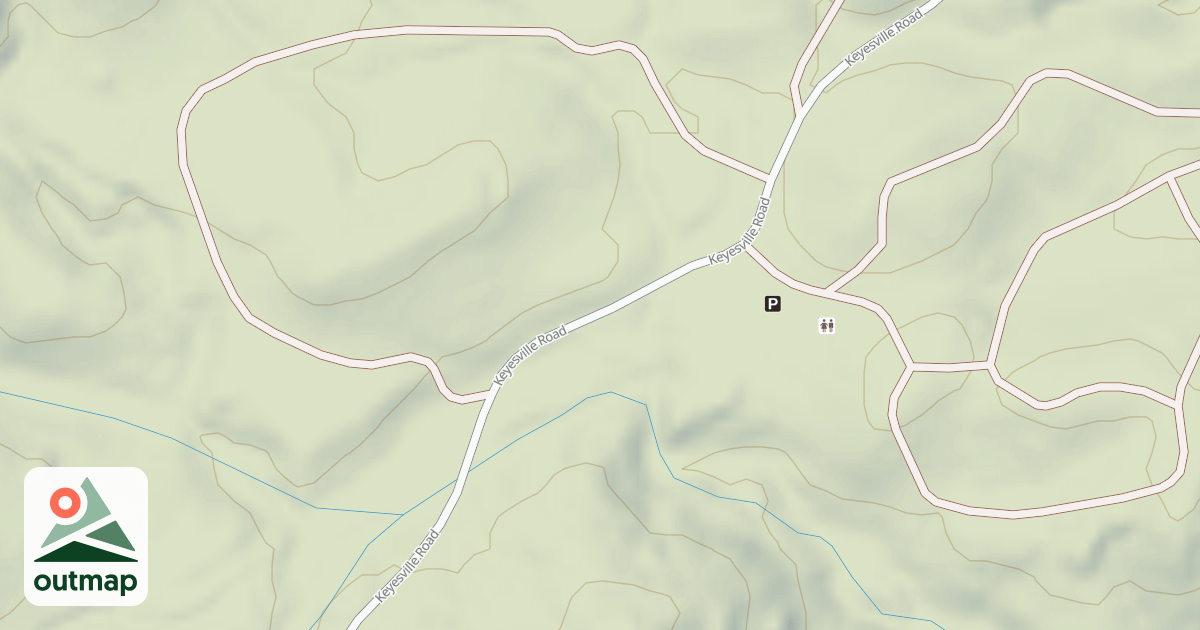 Map of 16070 Keyesville/blk Gulch Usgs Lake Isabel N