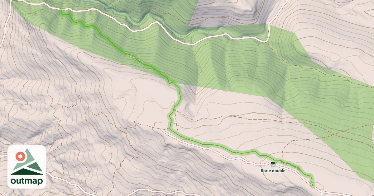 Map of La Satanique