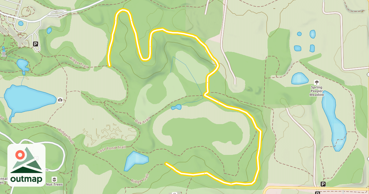 Map of Ridge Trail