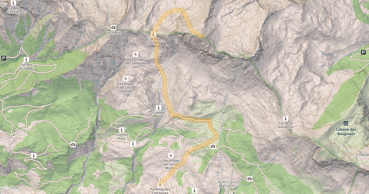 Map preview of Les Parias — Les Chirouzes