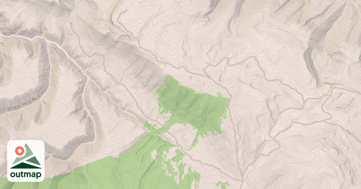Map of DRY FORK RIDGE
