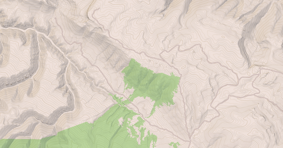 Map preview of DRY FORK RIDGE