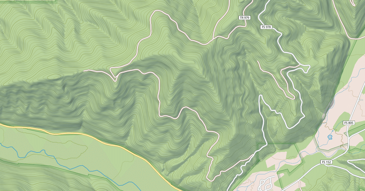 Map preview of George Gulch 4wd