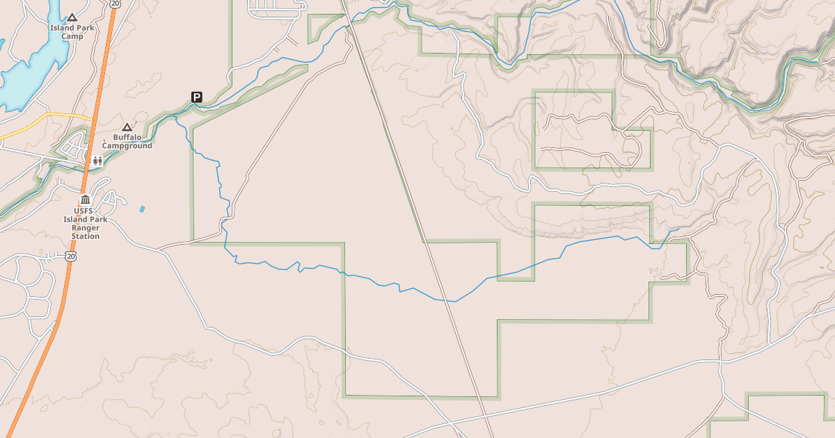 Map preview of RAILROAD RIGHT-OF-WAY