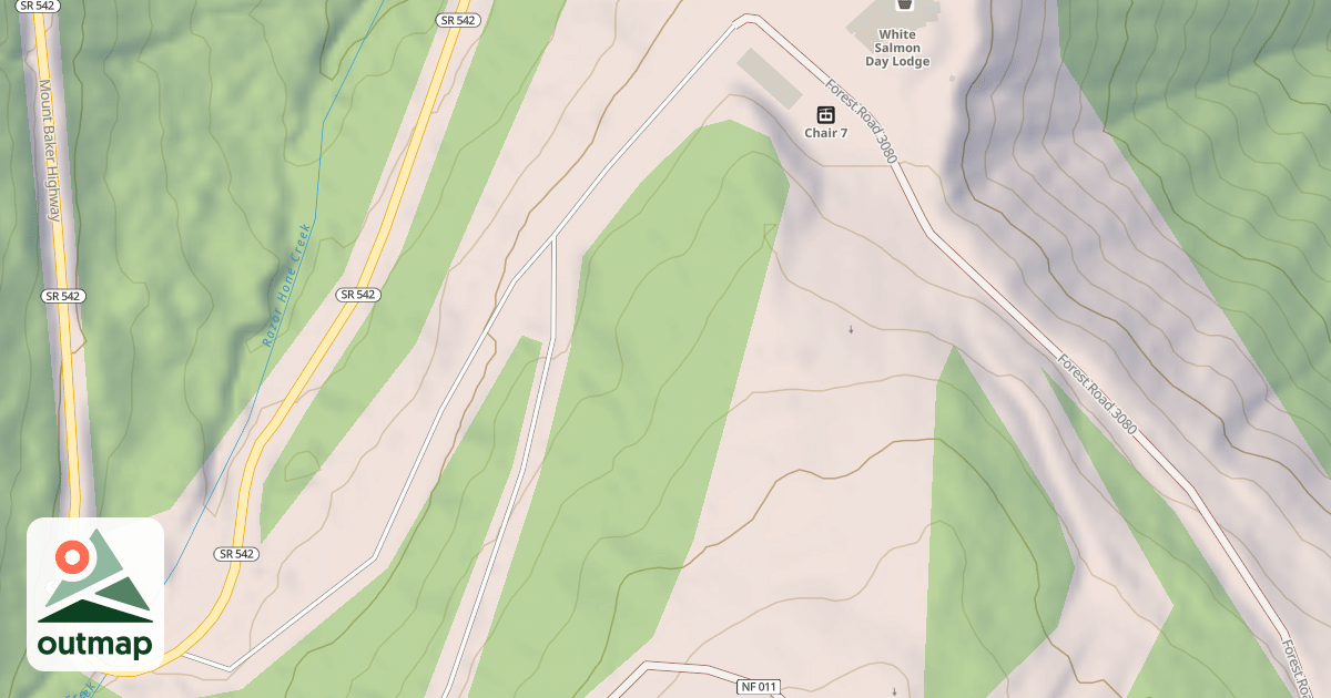 Map of SALMON RIDGE